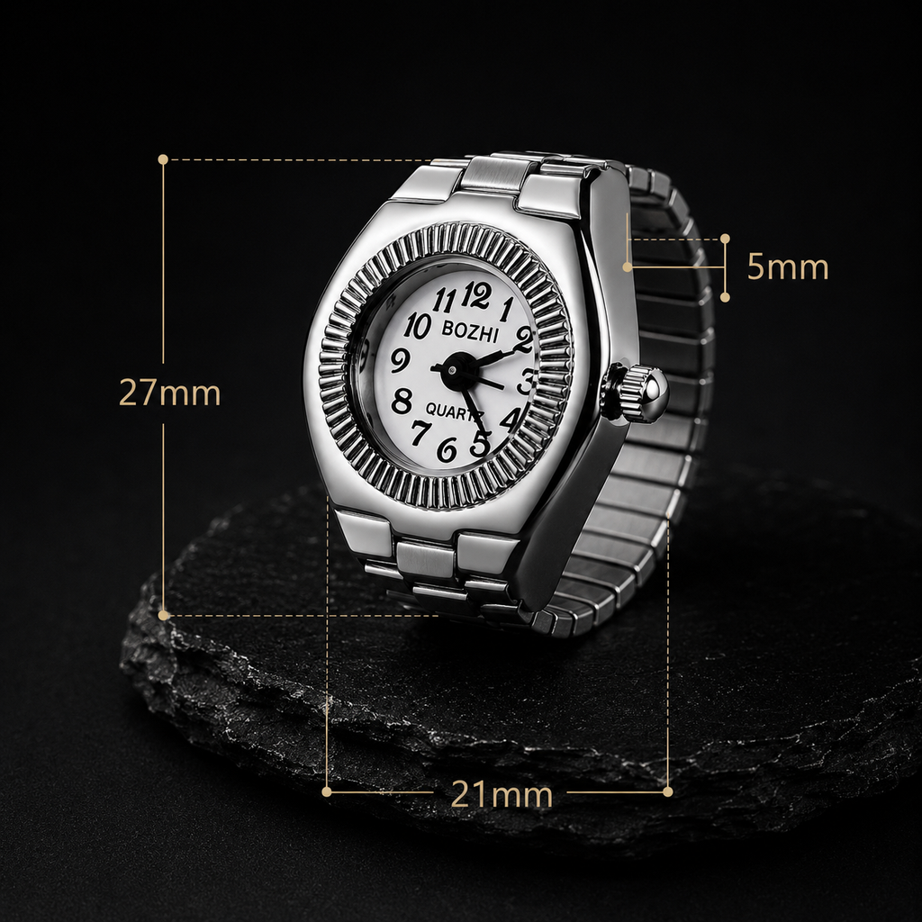 LOOZY Retro Ring Silver
